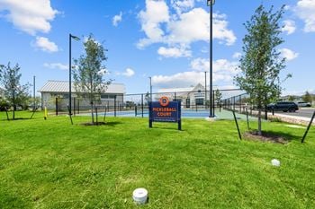 Caso santa rita ranch rental homes in liberty hill, texas bocce ball and pickleball court